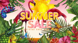 Yellow Summer Sale Facebook-covervideo Template