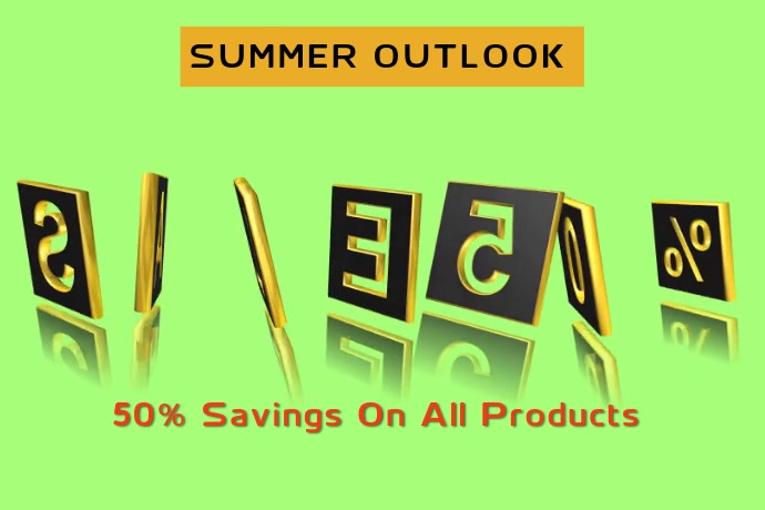 Summer Sales Video Template Postermywall