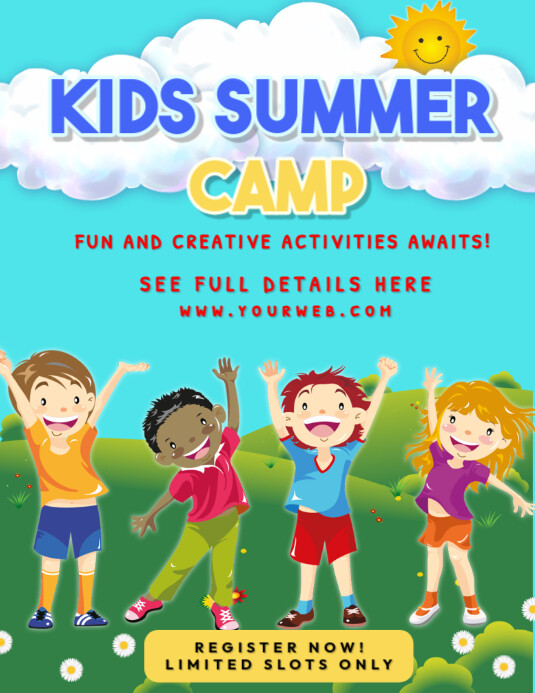 Summer School MARKETING MODERN AND ILLUSTRATIVE FLYER Template ...