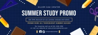 Summer School Tuition Service Banner Facebook Cover Photo template