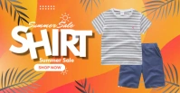 Summer Shirt Sale Обложка мероприятия для Facebook template
