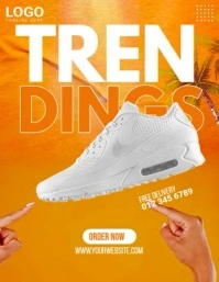 Summer Shoes Get Your Shoes Flyer (US Letter) template