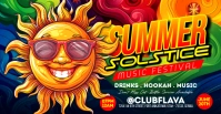 Summer Solistic Facebook Event Cover template