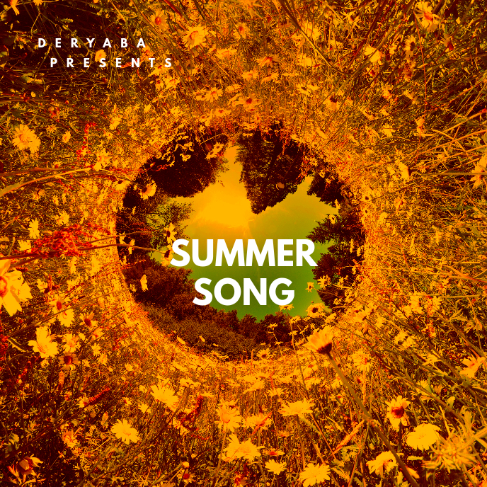 Summer Song CD Cover Template Обложка альбома