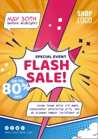 Summer Special Event A4 template