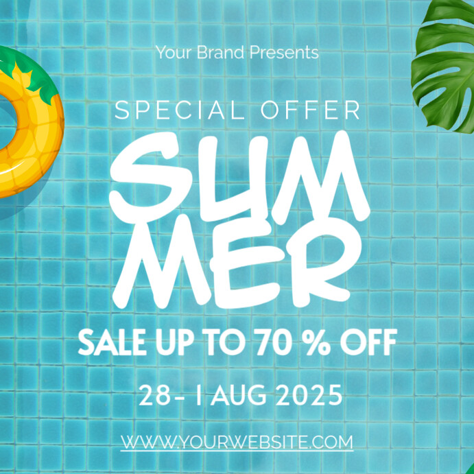 SUMMER SPECIAL OFFER Template | PosterMyWall