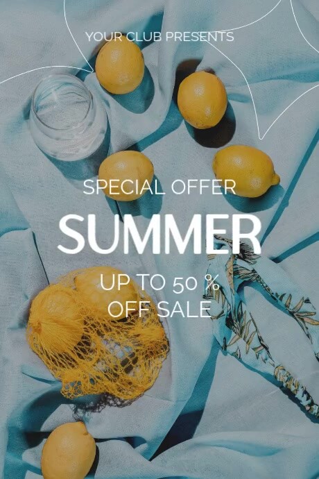 SUMMER SPECIAL OFFER SALE Template | PosterMyWall