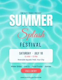 Pirus Summer Festival Pamflet Template