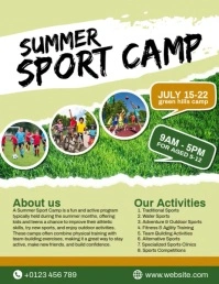 Summer Sport Camp Flyer (US Letter) template