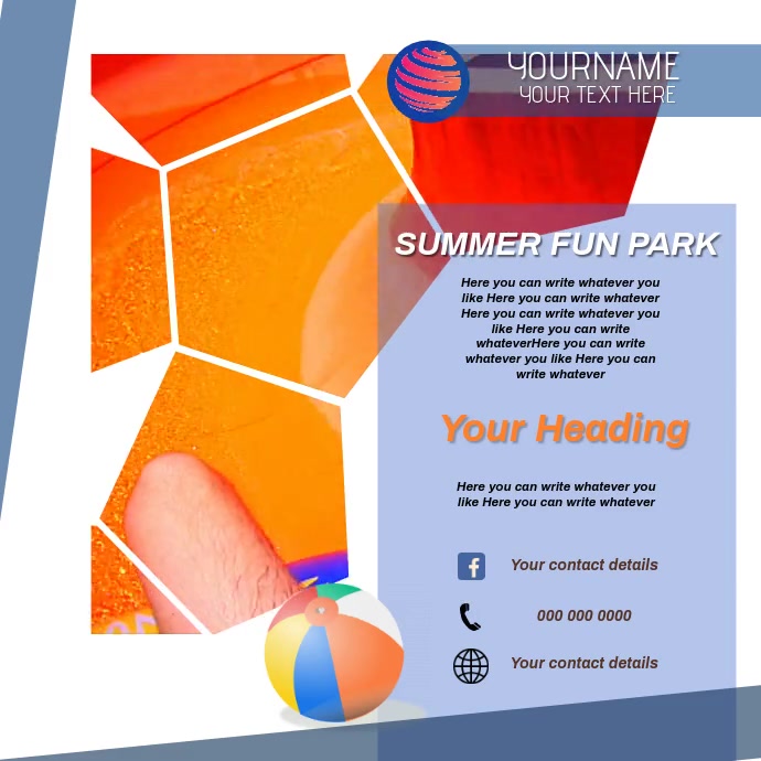 SUMMER SPRING BREAK AD SOCIAL MEDIA DIGITAL Template | PosterMyWall