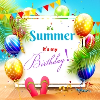 summer template Квадрат (1 : 1)