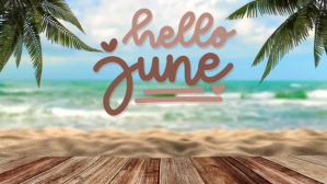 Summer Template Tampilan Digital (16:9)