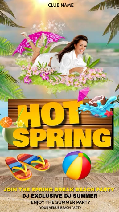 Summer template Instagram-verhaal