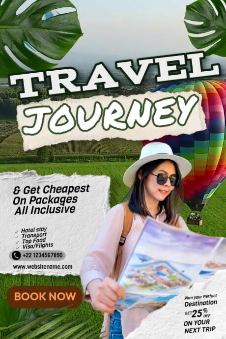 Summer Travel Journey Template | PosterMyWall