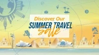 Summer Travel Sale Digitale Vertoning (16:9) template
