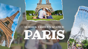 Blue SUMMER VACATION YOUTUBE THUMBNAIL TEMPLATE YouTube-miniature