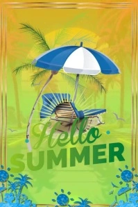 summer vibes,trips,holiday trips Illustration Tumblr template