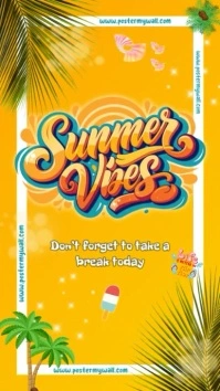 Summer Vibes Instagram Story template