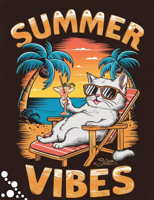 Summer Vibes Flyer (US Letter) template