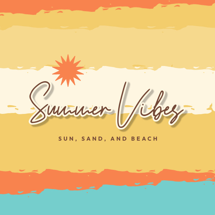 Summer Vibes Publicación de Instagram template