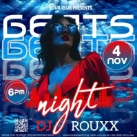 Summer Vibes Music Party Event Design Template Instagram Post