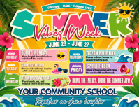 Summer Spirit Week 传单(美国信函) Template