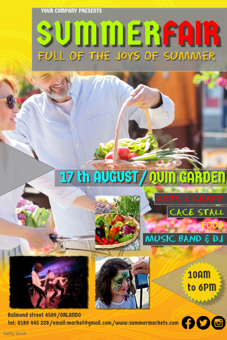 Summerfair2 Template PosterMyWall