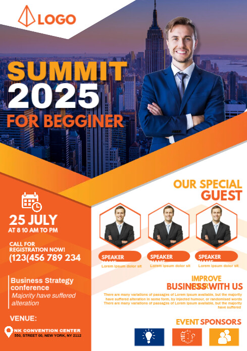 Brochure Ng Disenyo Ng Summit Ng Template | PosterMyWall