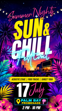 Sun & Chill Festival Instagram Story template