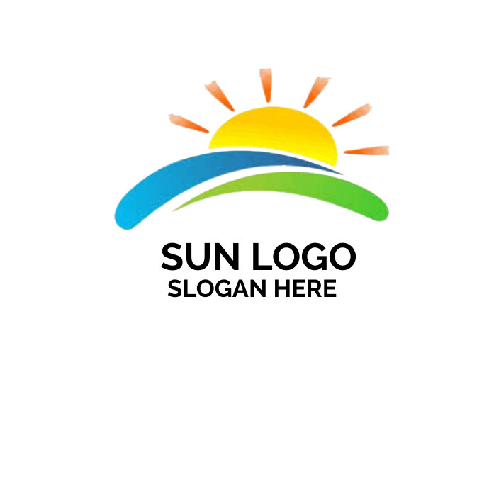SUN LOGO Logótipo template