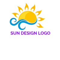 Sun Logo Pattern SUN LOGO Template | PosterMyWall