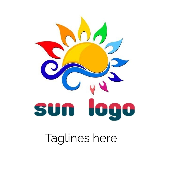 sun logo sun brand logo Template | PosterMyWall