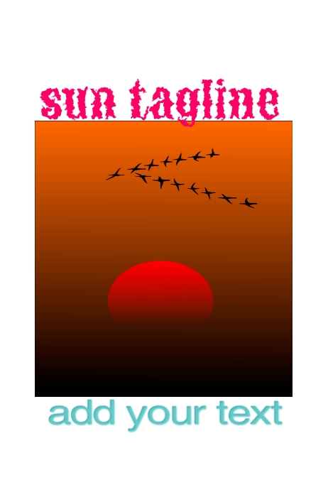 sun poster Template | PosterMyWall