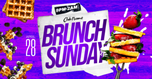 Sunday Brunch Facebook template
