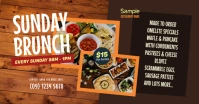 Sunday Brunch Facebook Shared Image template