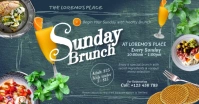 Sunday Brunch Facebook Shared Image template