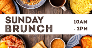 White Brunch Event delt Facebook-billede Template