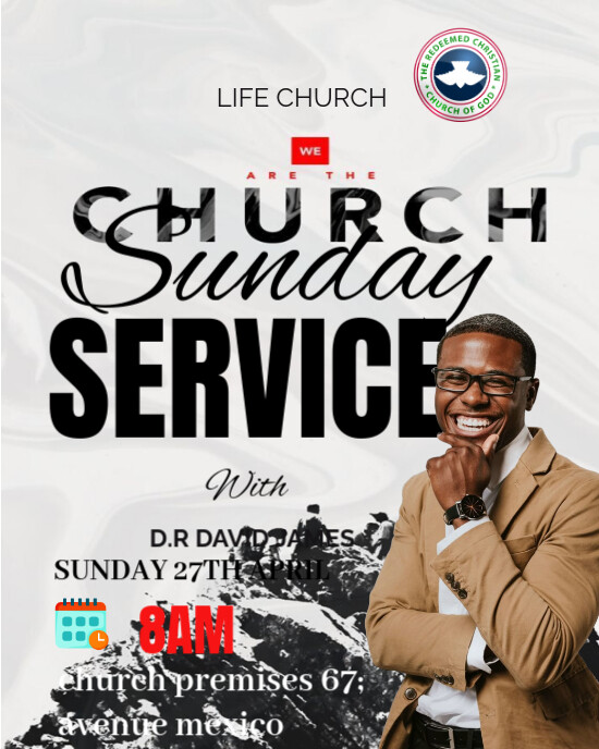 SUNDAY CHURCH Template | PosterMyWall