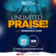 SUNDAY Church Flyer (5) Square (1:1) template