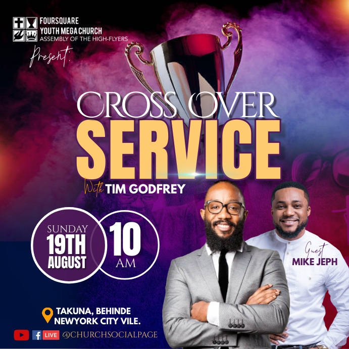 SUNDAY Church Flyer Template PosterMyWall