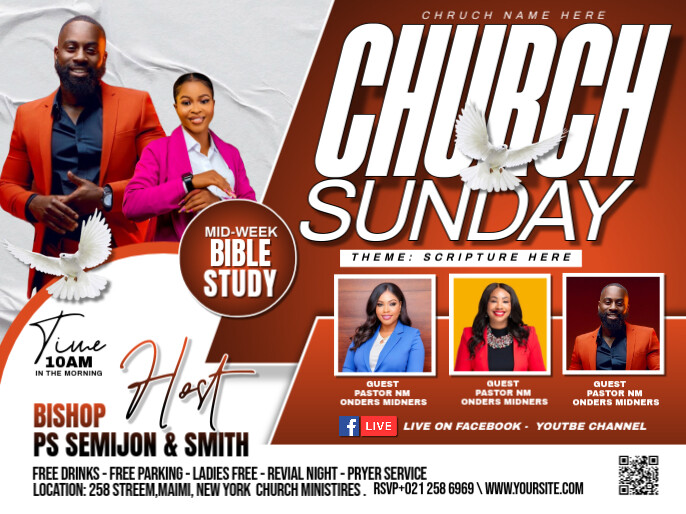 SUNDAY CHURCH SERVICE Presentation template