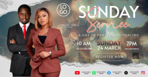 Sunday Church Service Template free Ibinahaging Larawan sa Facebook