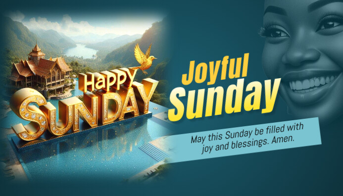 Sunday Template | PosterMyWall