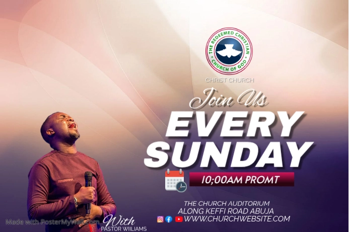 SUNDAY Template | PosterMyWall