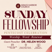 White Church Event Instagram Post Template