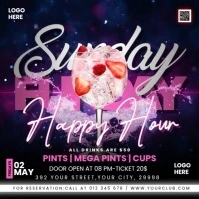 Sunday Funday Publicación de Instagram template