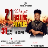 Sunday impartation  service Сообщение Instagram template