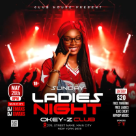 Sunday Night Club Party Instagram Post Video template