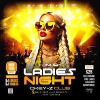 Sunday Night Club Party Instagram Post Video template