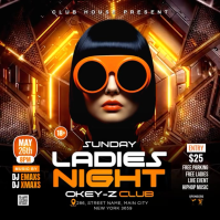 Sunday Night Club Party Instagram Post Video template